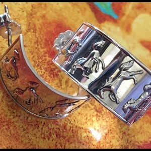 🐎NEW Kabana Horse Sterling Silver Post Earrings🐎